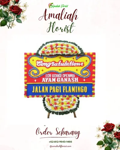 Bunga Papan Congratulation di Warungkiara